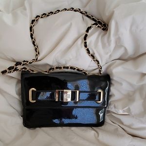 Anne Klein Patent black Crossbody
